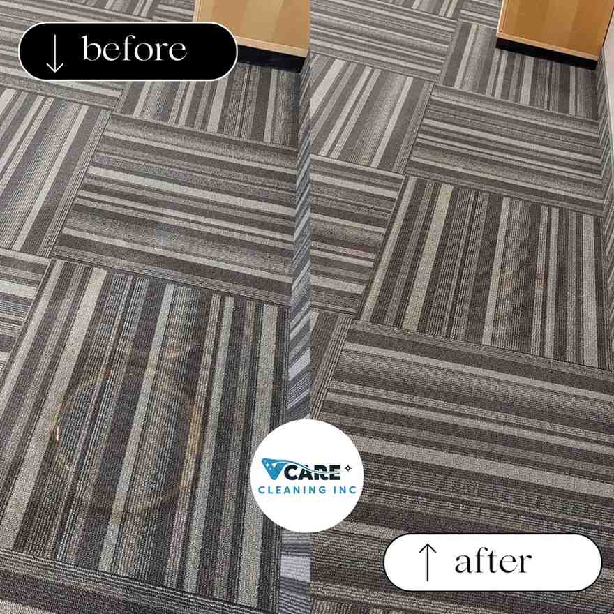 Before and after washroom cleaning