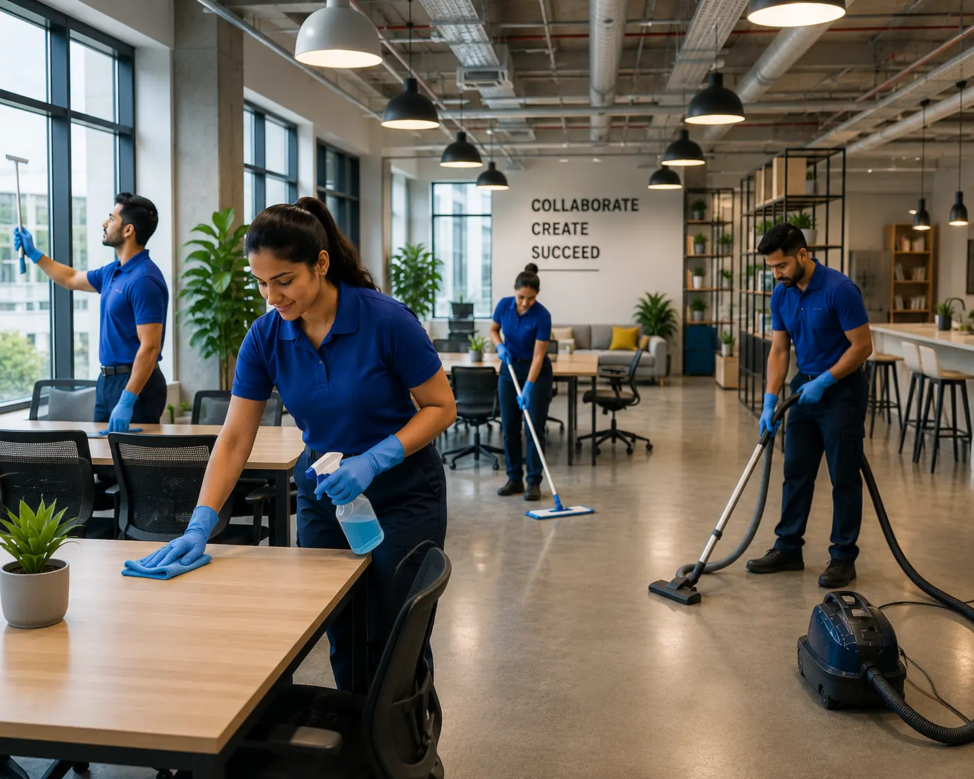 Shared workspaces cleaning