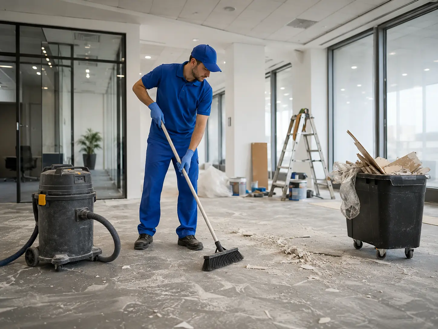 Post construction cleaning