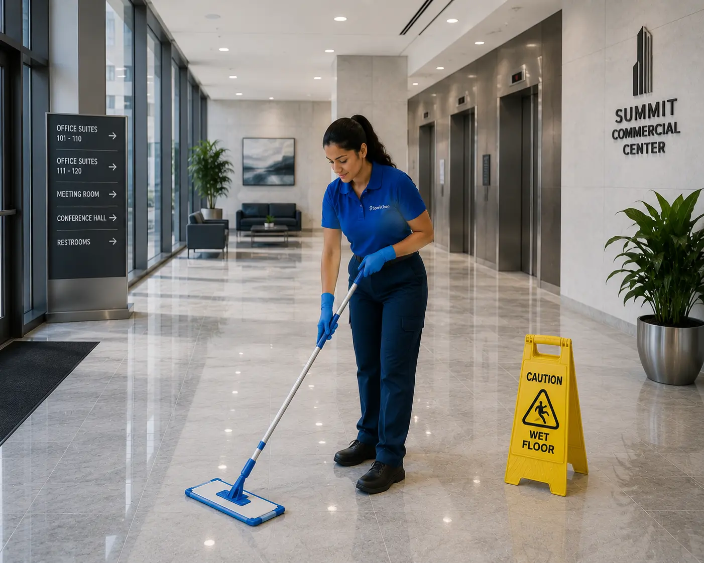 Property management cleaning