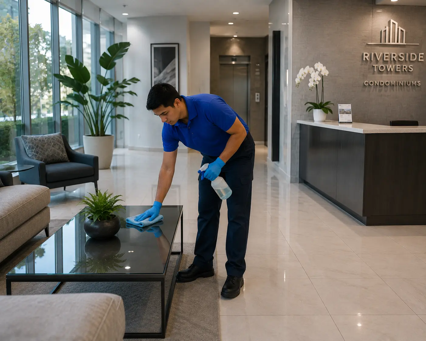 Condominiums cleaning
