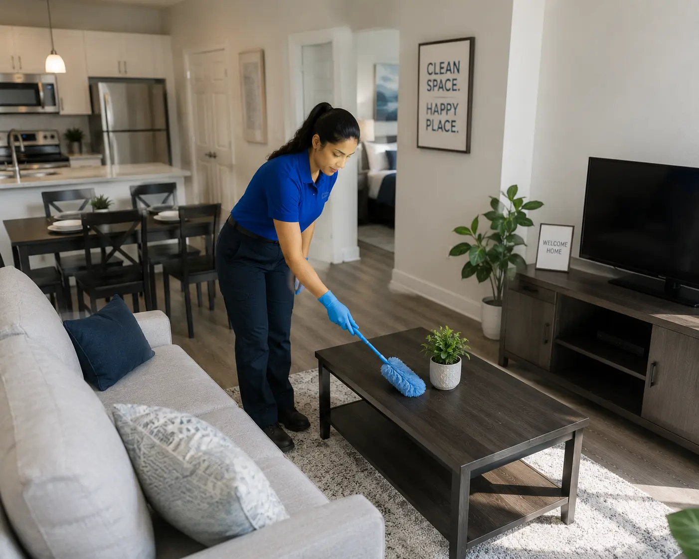 Rental properties cleaning