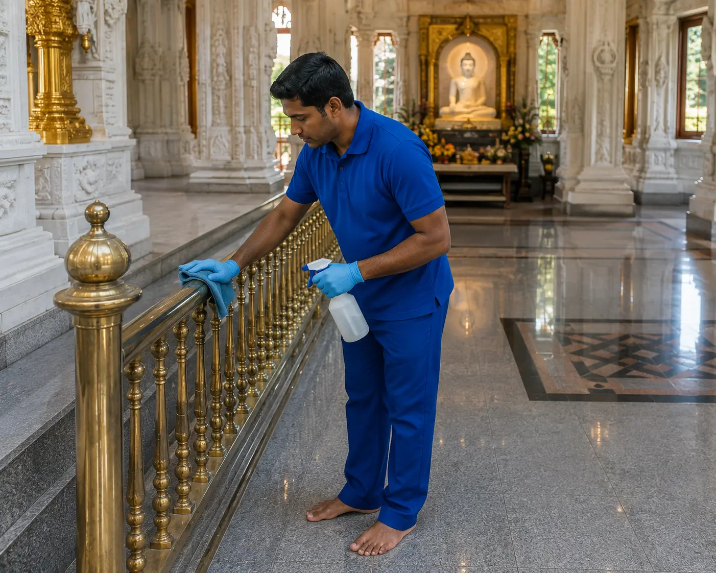 Temples cleaning
